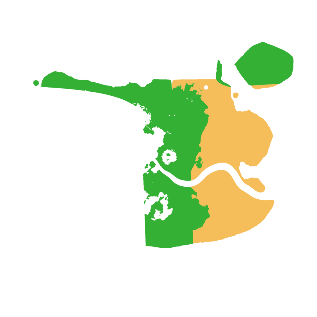 Biome Rust Map: Procedural Map, Size: 2200, Seed: 1403746661
