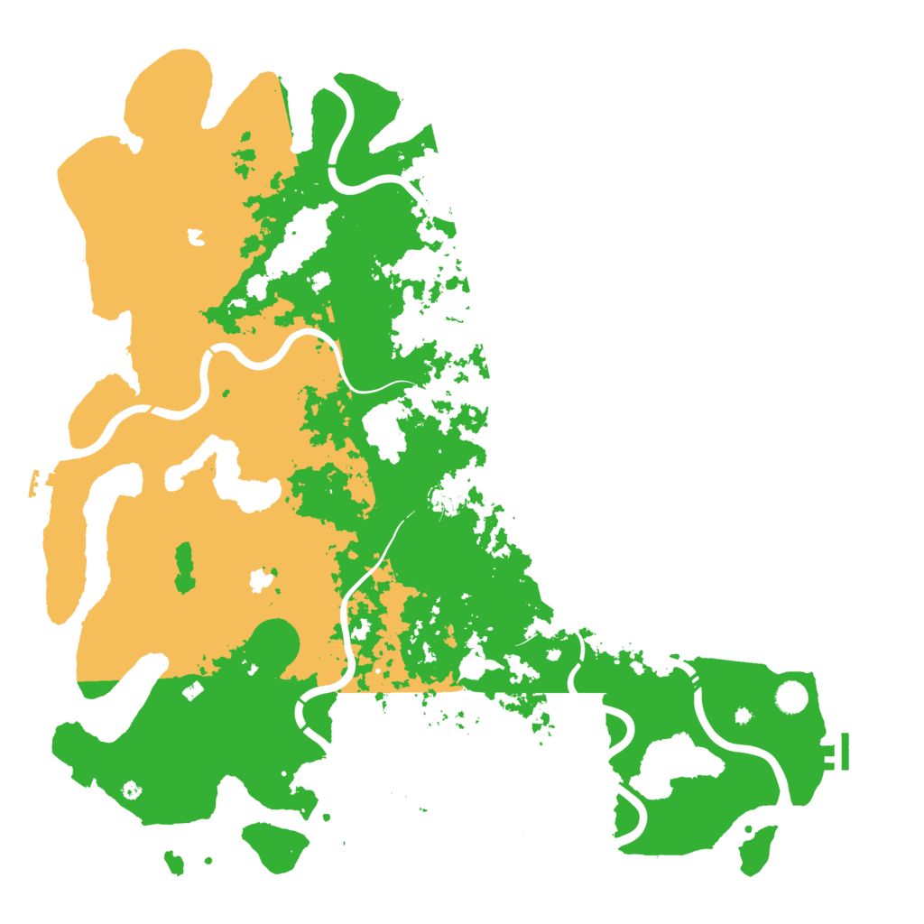 Biome Rust Map: Procedural Map, Size: 5000, Seed: 1046010577