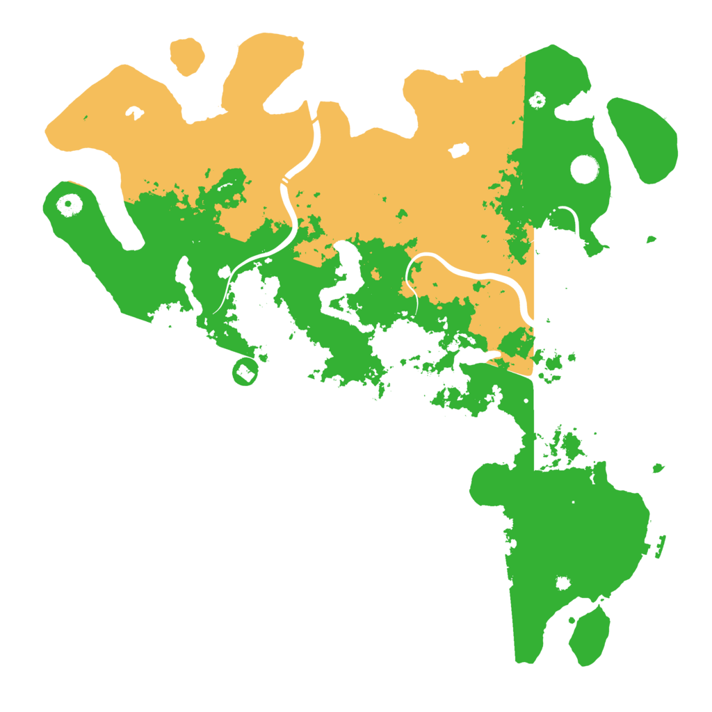 Biome Rust Map: Procedural Map, Size: 4500, Seed: 2003520659