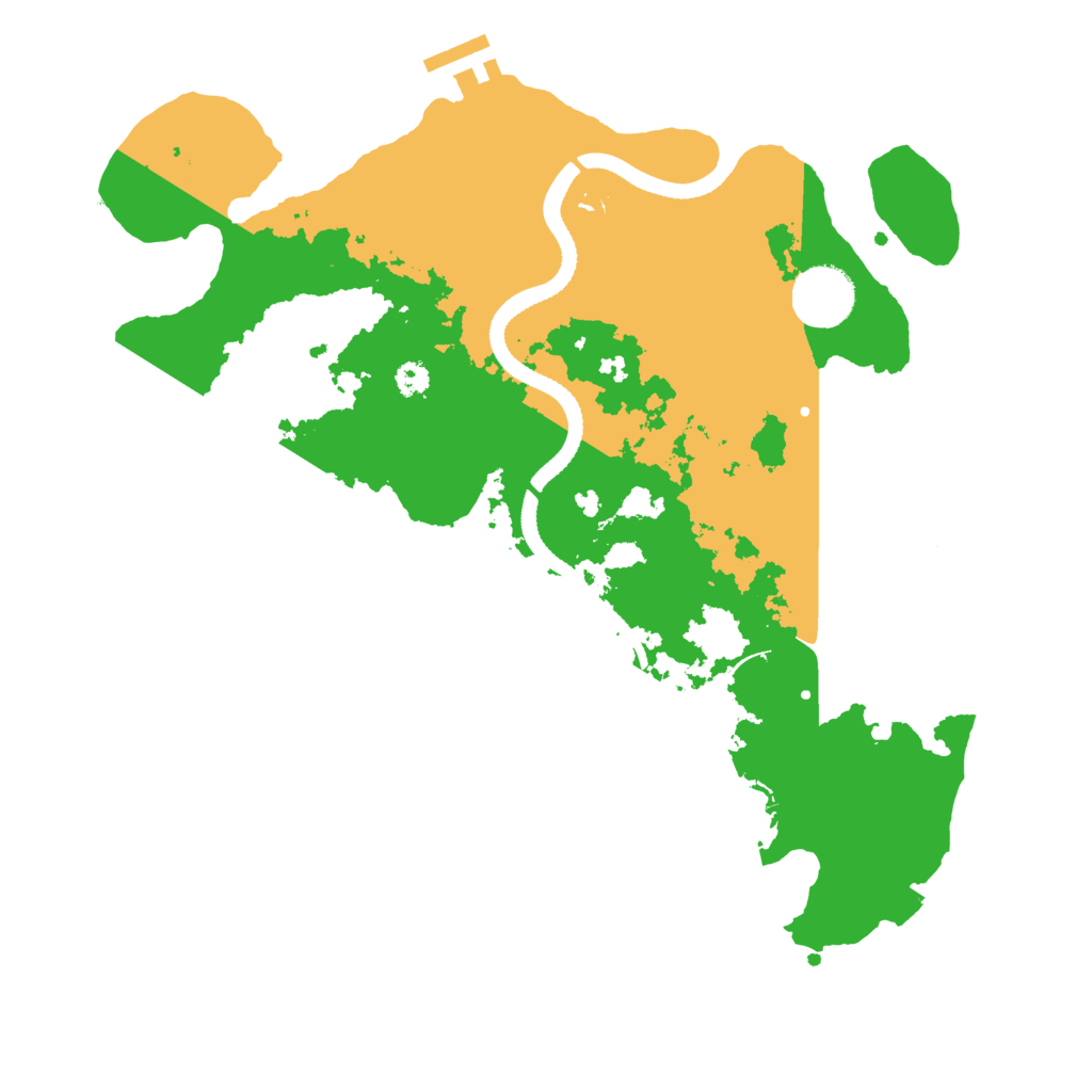 Biome Rust Map: Procedural Map, Size: 3275, Seed: 1965