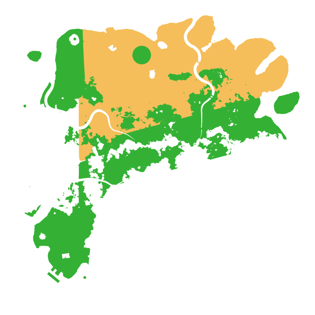 Biome Rust Map: Procedural Map, Size: 4500, Seed: 982625067