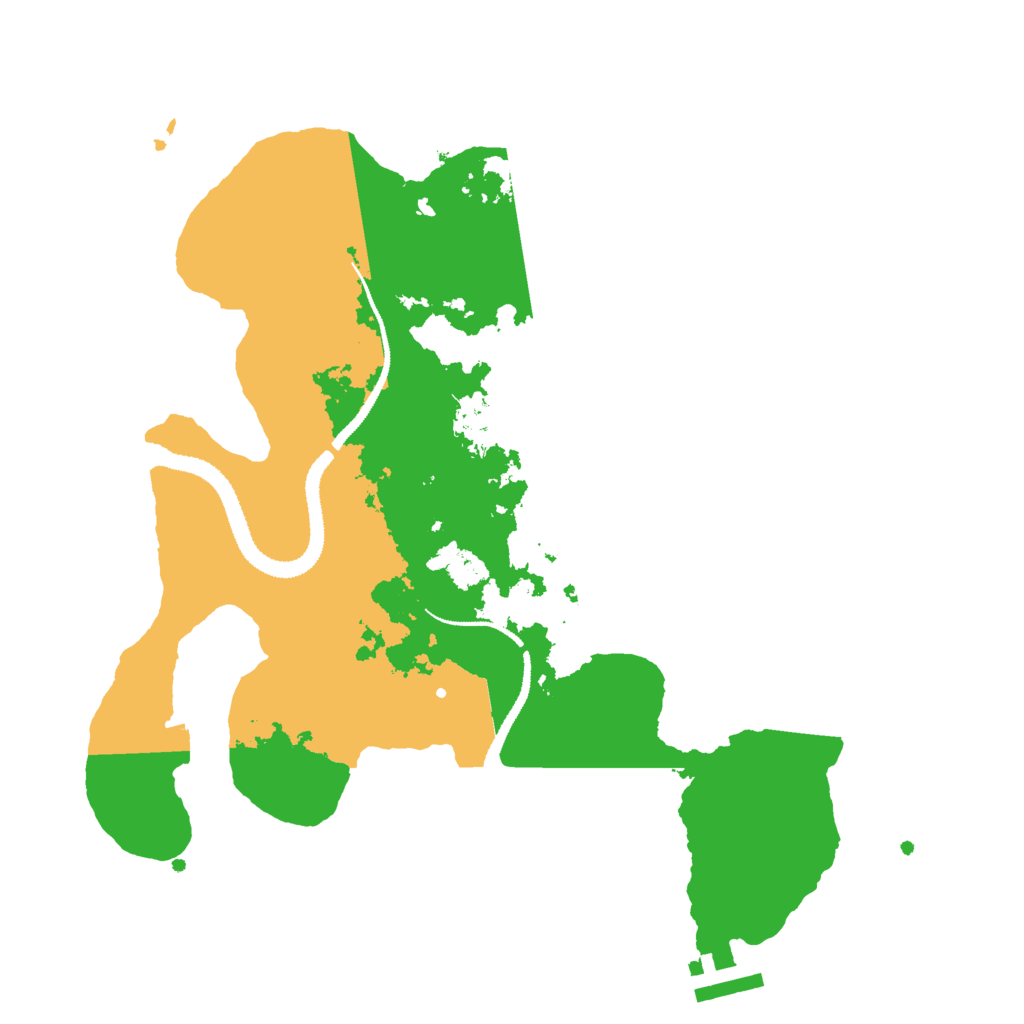 Biome Rust Map: Procedural Map, Size: 3000, Seed: 2010000188