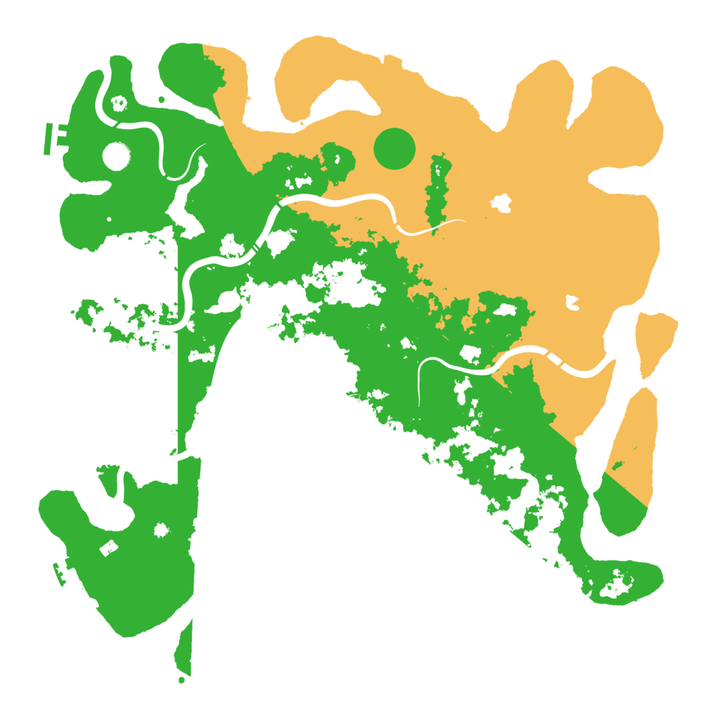 Biome Rust Map: Procedural Map, Size: 4500, Seed: 186086367