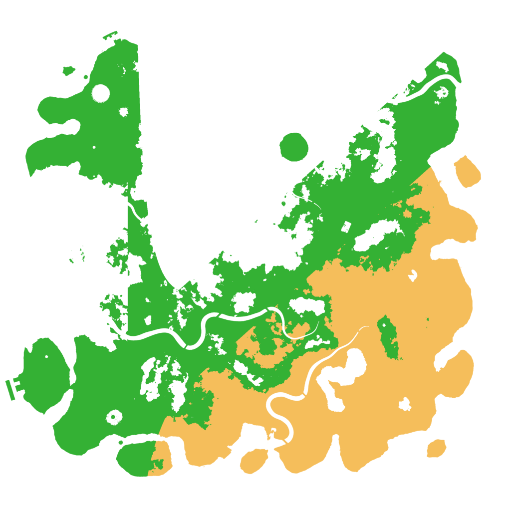 Biome Rust Map: Procedural Map, Size: 5000, Seed: 2062568999