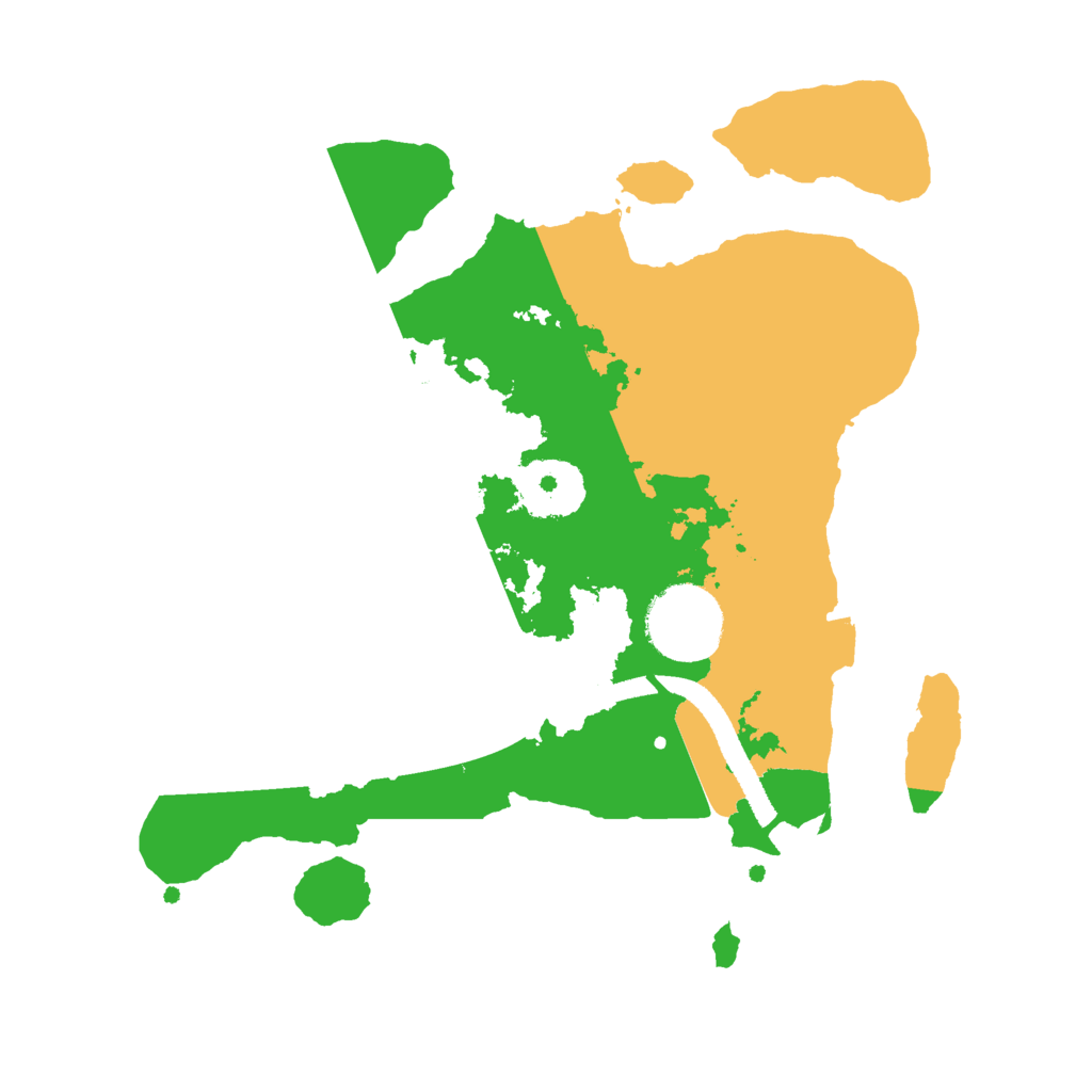 Biome Rust Map: Procedural Map, Size: 2600, Seed: 173869420