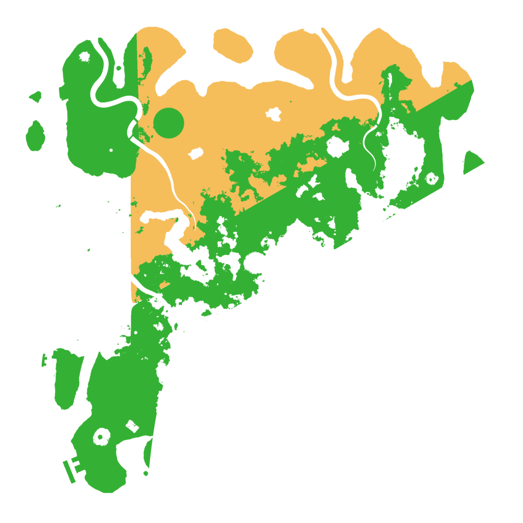 Biome Rust Map: Procedural Map, Size: 4500, Seed: 64396576