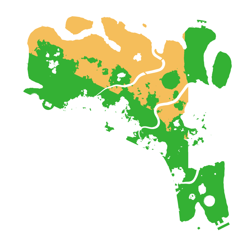 Biome Rust Map: Procedural Map, Size: 4000, Seed: 2017122203
