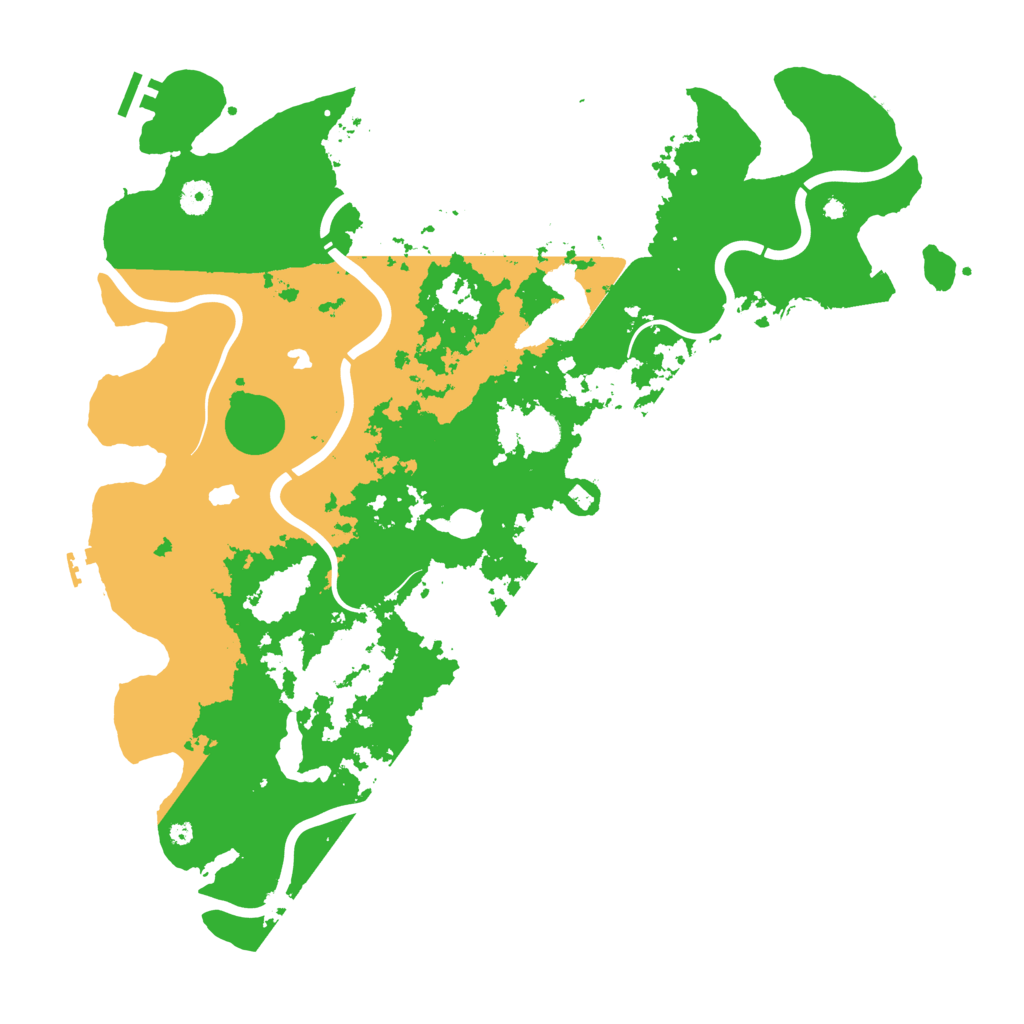 Biome Rust Map: Procedural Map, Size: 4500, Seed: 812148721