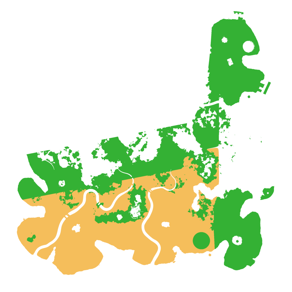 Biome Rust Map: Procedural Map, Size: 4500, Seed: 1203837342