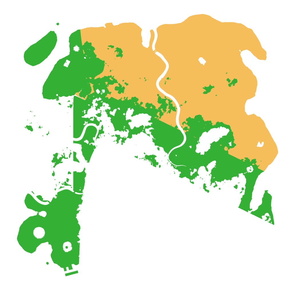 Biome Rust Map: Procedural Map, Size: 4500, Seed: 1964689766