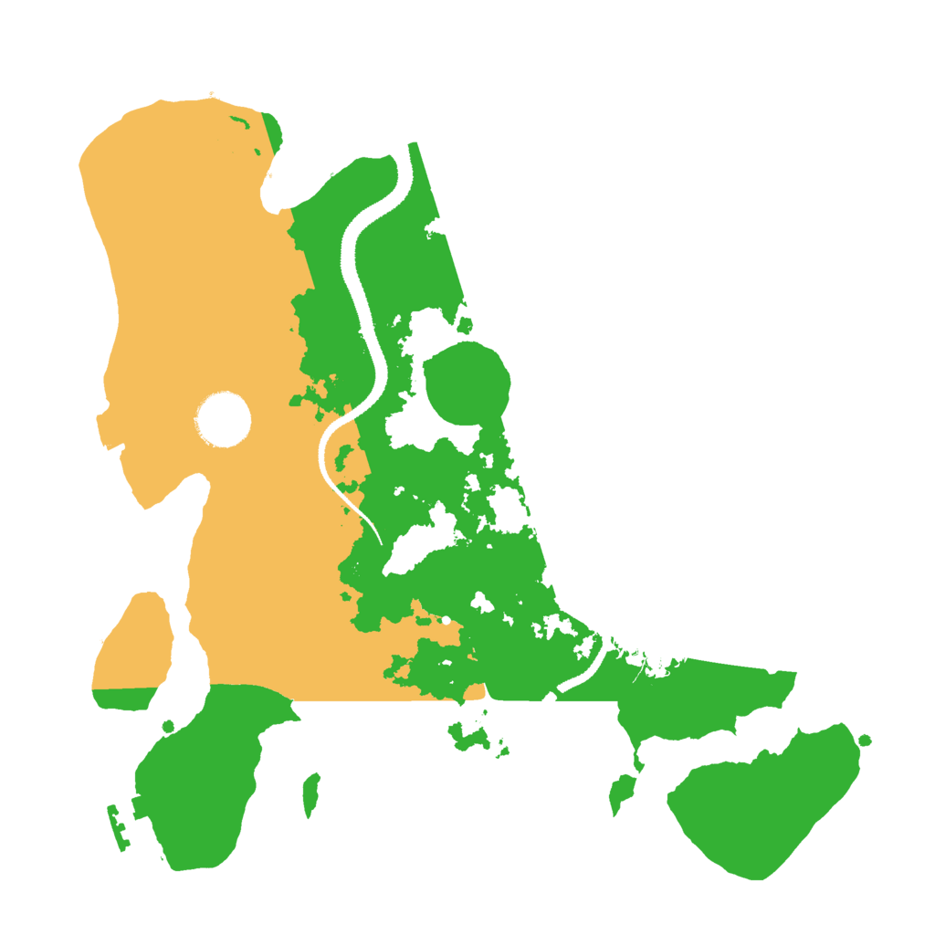 Biome Rust Map: Procedural Map, Size: 3000, Seed: 83793