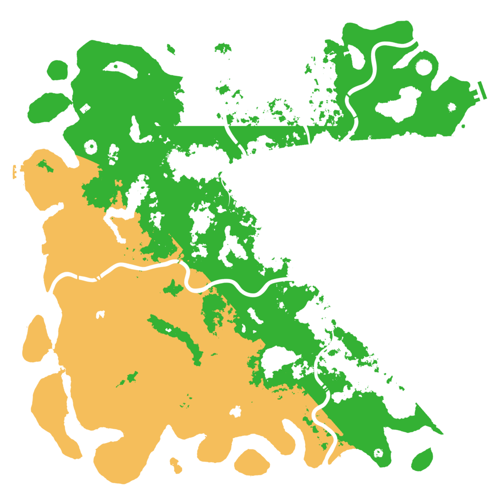 Biome Rust Map: Procedural Map, Size: 5500, Seed: 68877812
