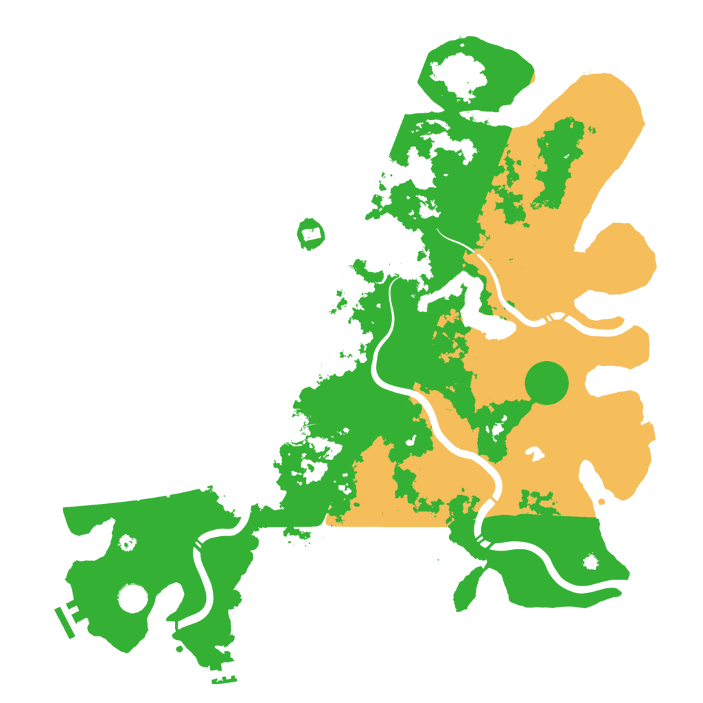 Biome Rust Map: Procedural Map, Size: 4250, Seed: 109233025