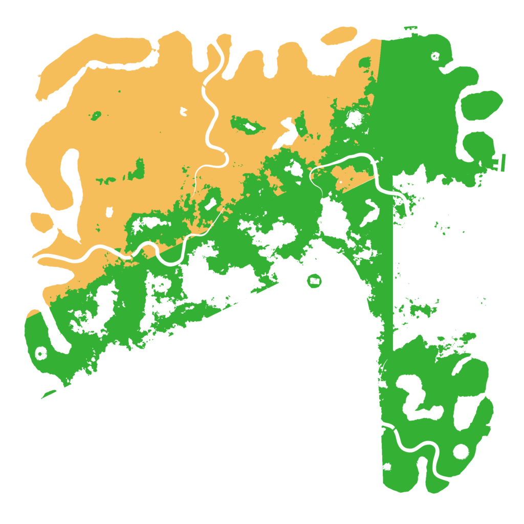 Biome Rust Map: Procedural Map, Size: 6000, Seed: 6022026
