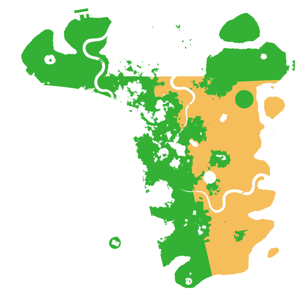 Biome Rust Map: Procedural Map, Size: 4400, Seed: 646929737