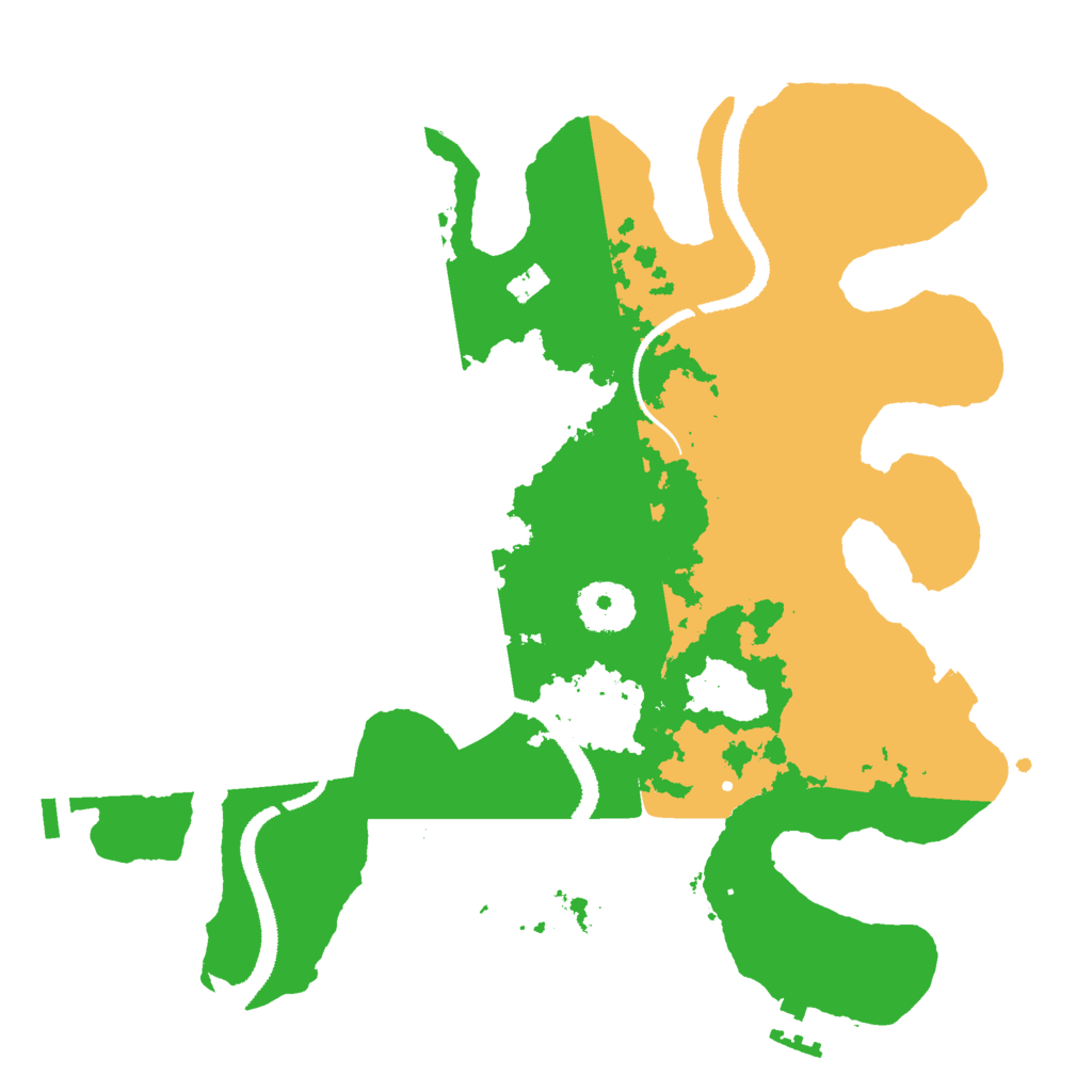 Biome Rust Map: Procedural Map, Size: 3000, Seed: 1876299885