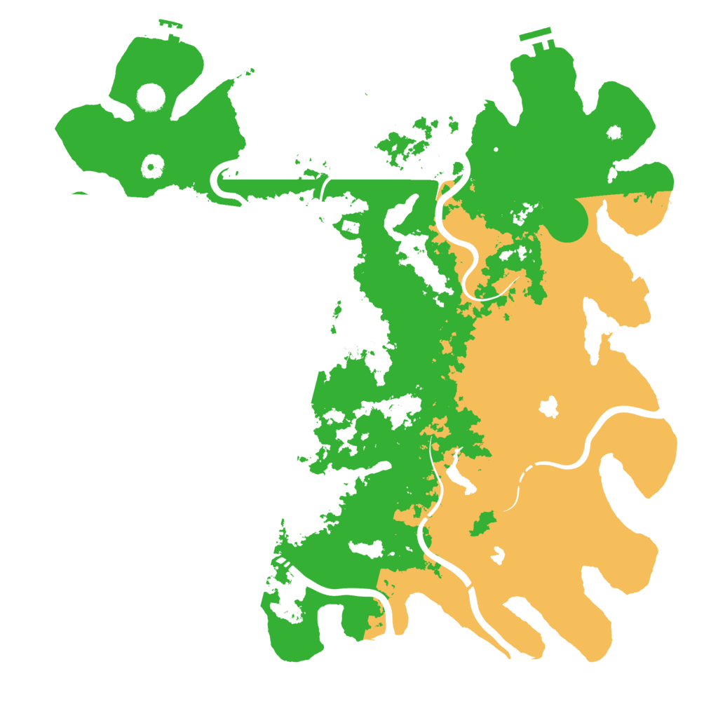 Biome Rust Map: Procedural Map, Size: 4500, Seed: 1203025617