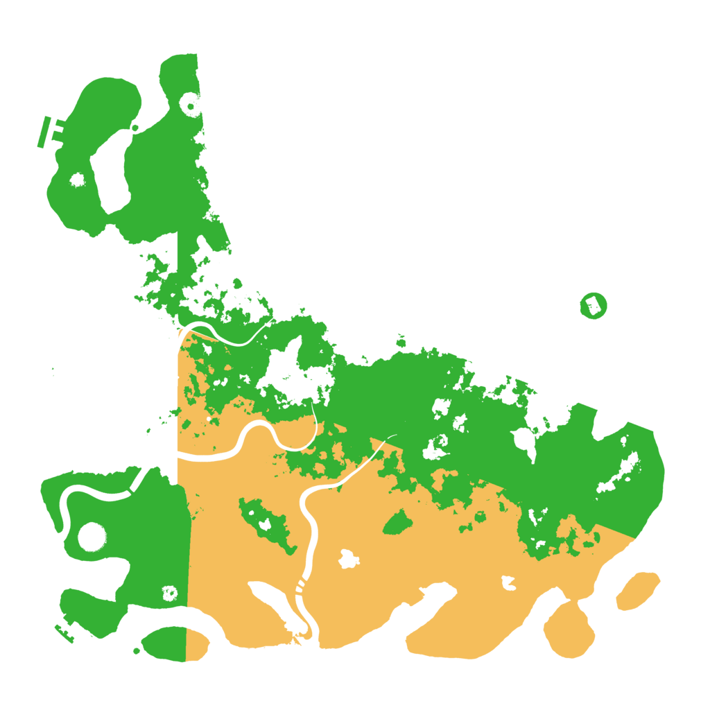 Biome Rust Map: Procedural Map, Size: 4500, Seed: 872789424
