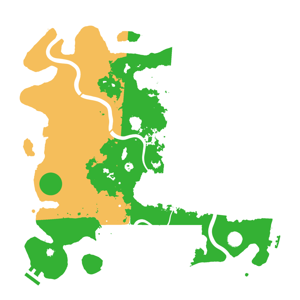 Biome Rust Map: Procedural Map, Size: 3500, Seed: 1944627716