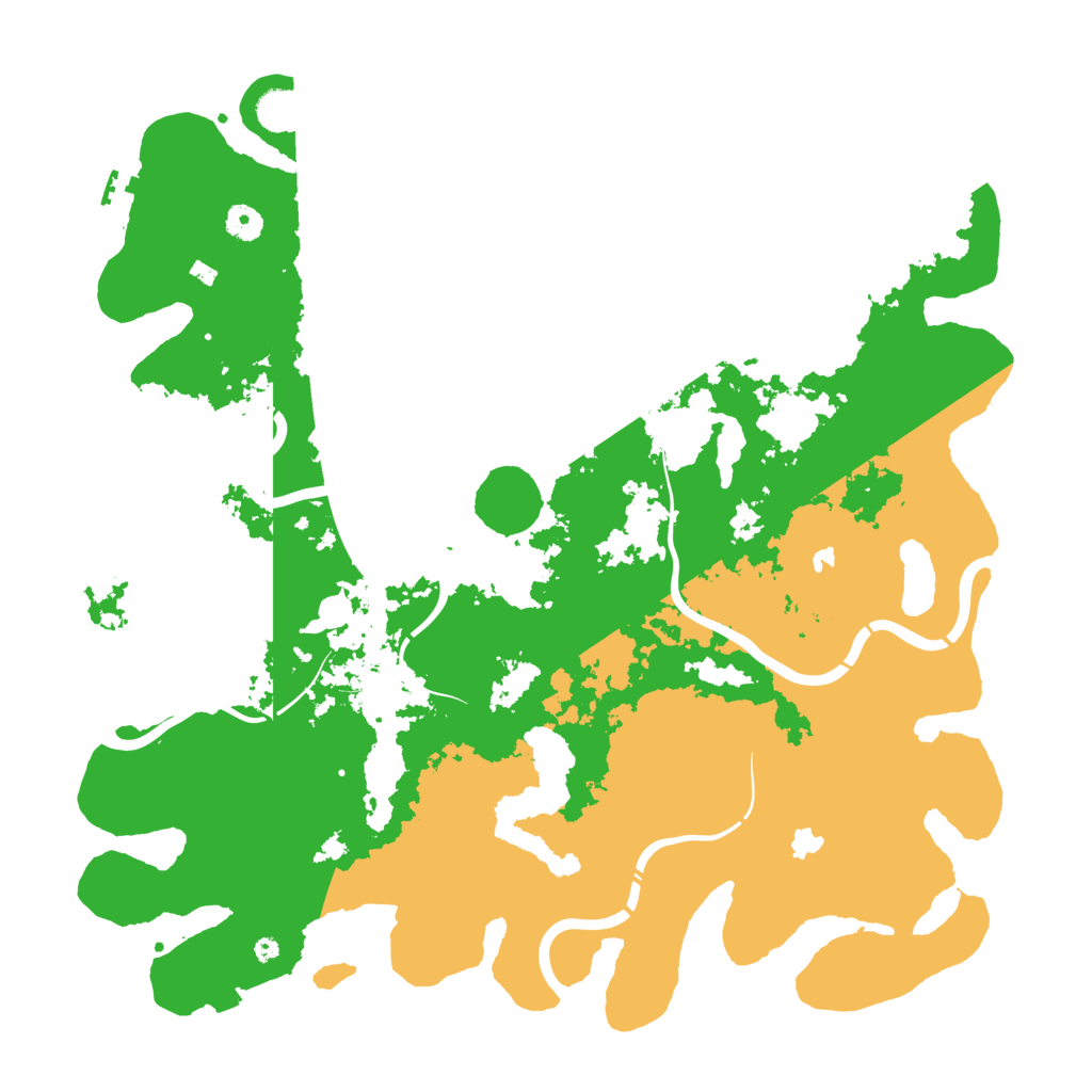 Biome Rust Map: Procedural Map, Size: 4500, Seed: 780282943