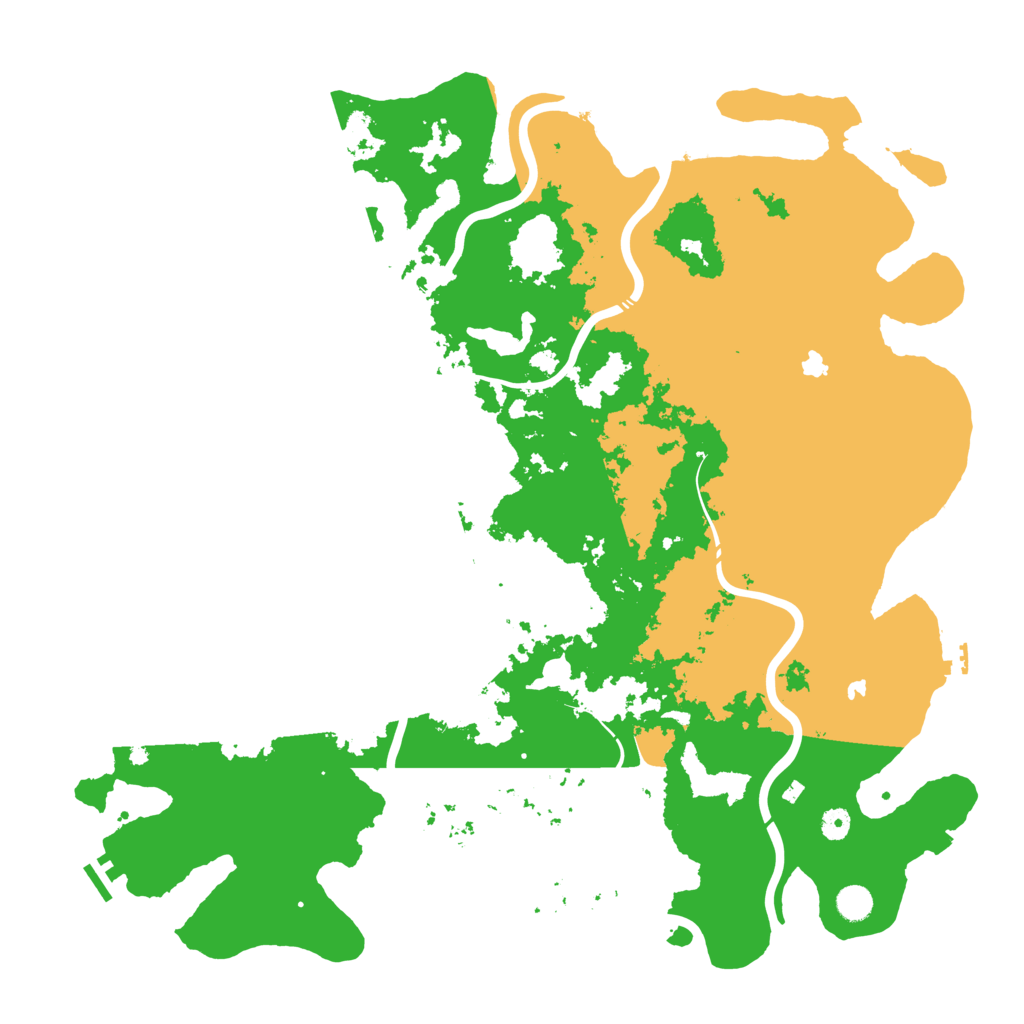 Biome Rust Map: Procedural Map, Size: 5000, Seed: 969694286