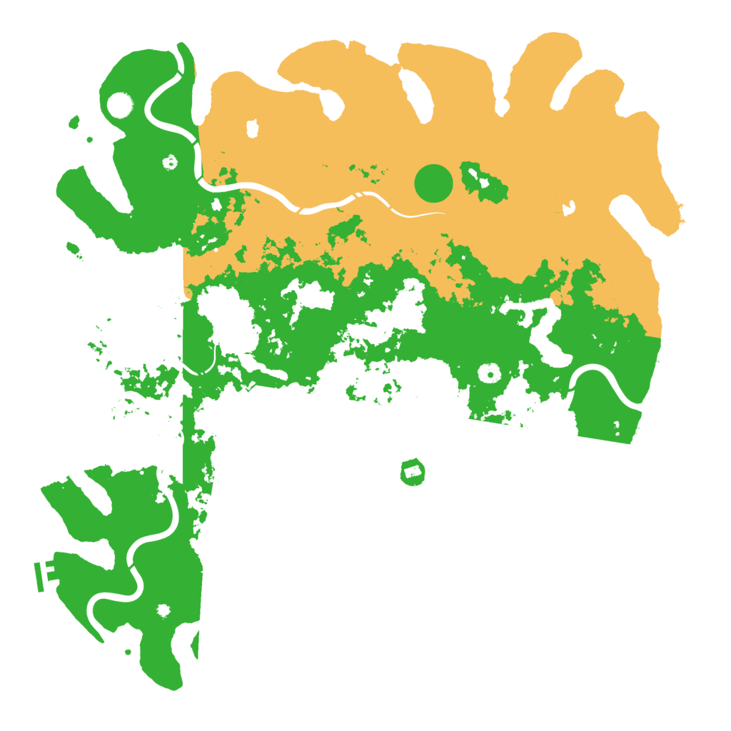 Biome Rust Map: Procedural Map, Size: 5000, Seed: 1426793390