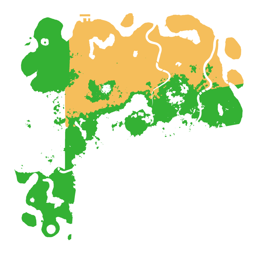 Biome Rust Map: Procedural Map, Size: 5000, Seed: 1321726606