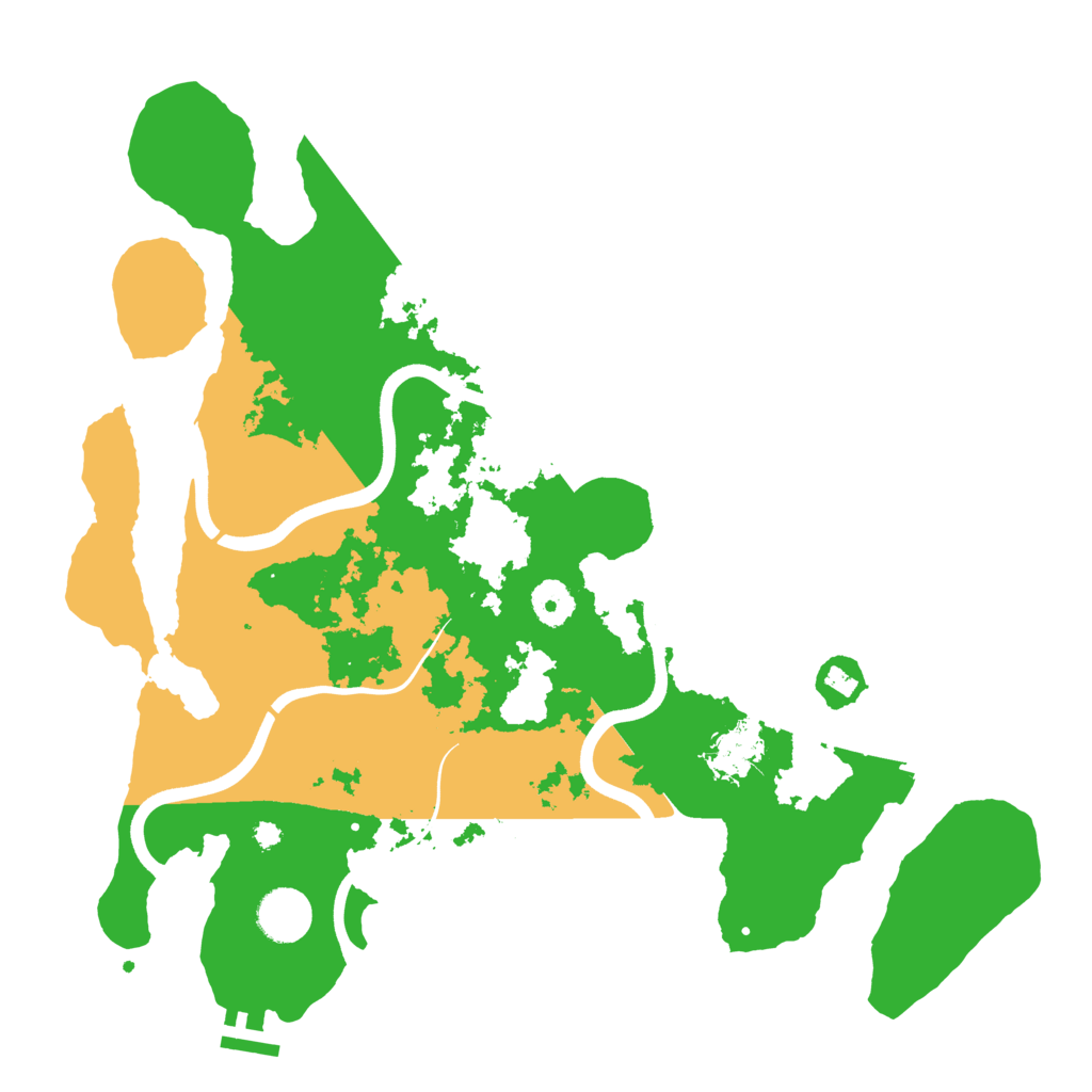 Biome Rust Map: Procedural Map, Size: 3750, Seed: 484574