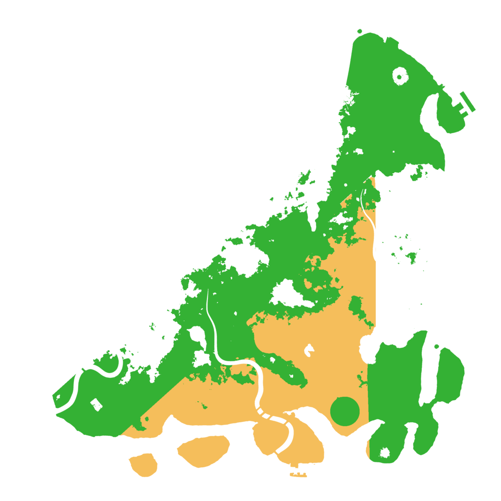Biome Rust Map: Procedural Map, Size: 4500, Seed: 1354487007