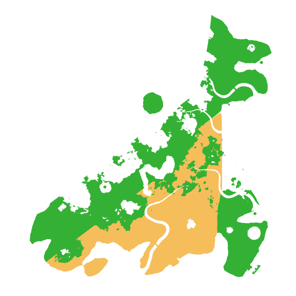 Biome Rust Map: Procedural Map, Size: 4000, Seed: 48530610