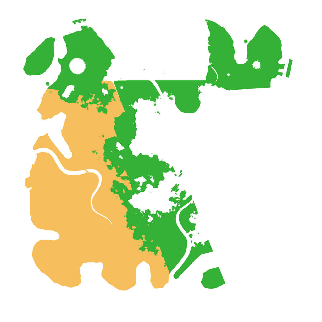 Biome Rust Map: Procedural Map, Size: 3600, Seed: 1996024987