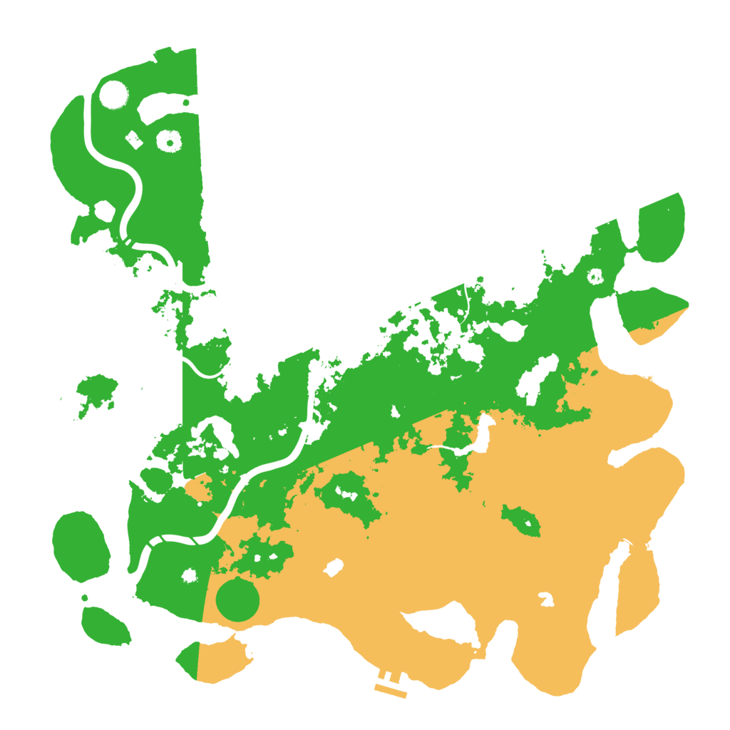 Biome Rust Map: Procedural Map, Size: 4500, Seed: 527266435