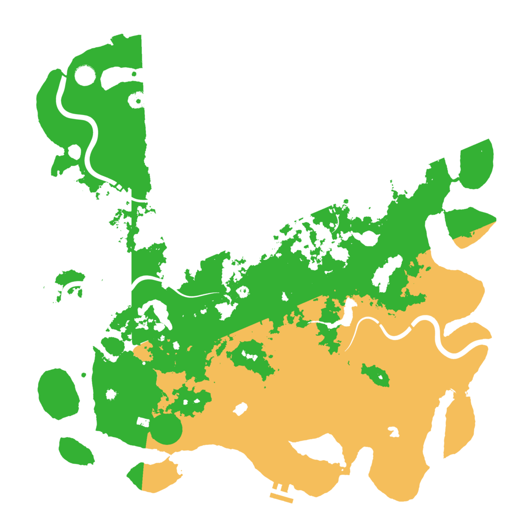 Biome Rust Map: Procedural Map, Size: 4500, Seed: 527266435