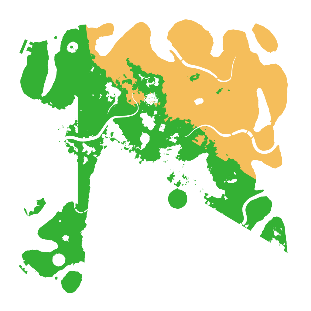 Biome Rust Map: Procedural Map, Size: 4300, Seed: 2135139