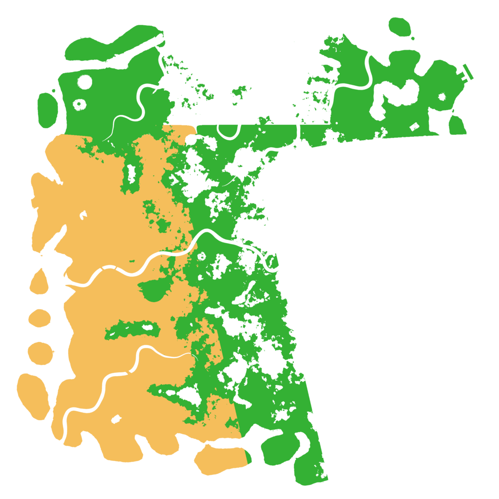 Biome Rust Map: Procedural Map, Size: 6000, Seed: 165743259