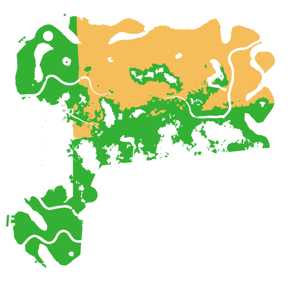 Biome Rust Map: Procedural Map, Size: 5100, Seed: 577078531