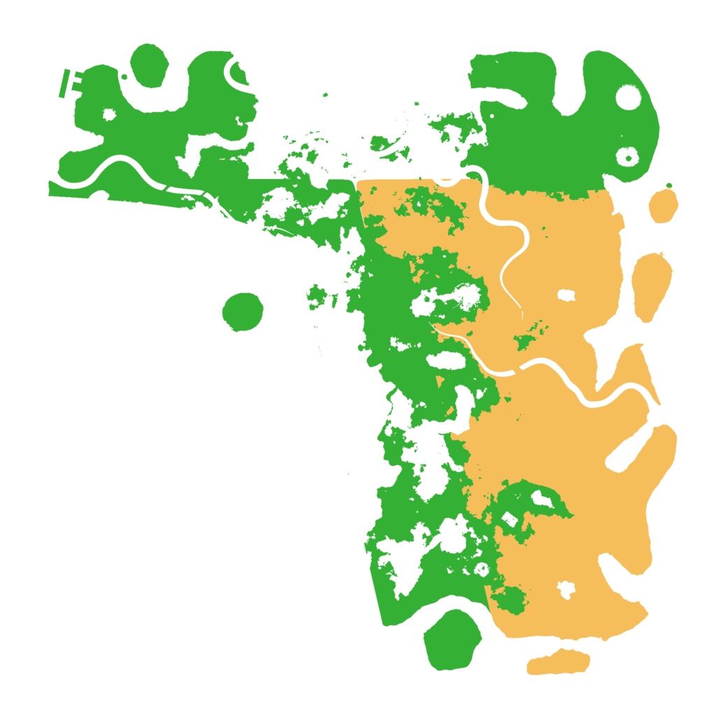 Biome Rust Map: Procedural Map, Size: 5000, Seed: 432409515