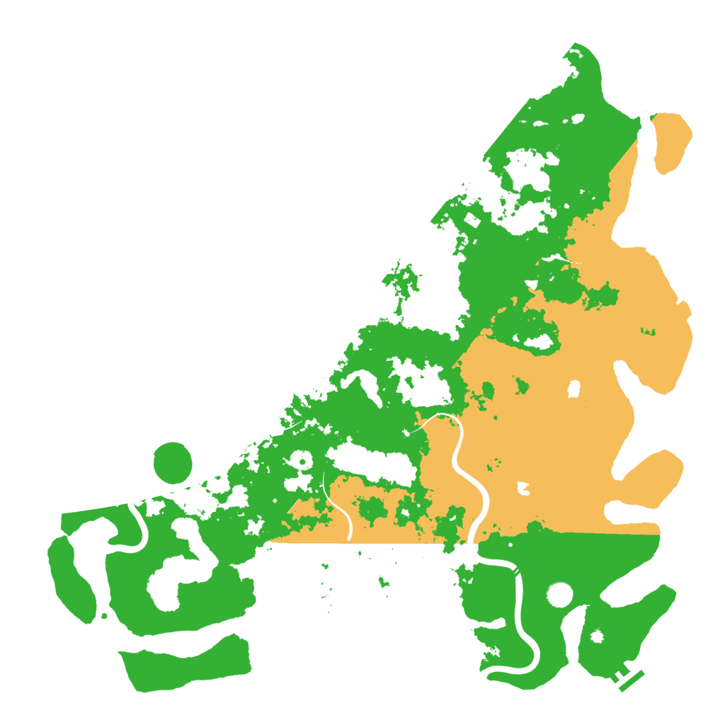 Biome Rust Map: Procedural Map, Size: 5000, Seed: 5022026