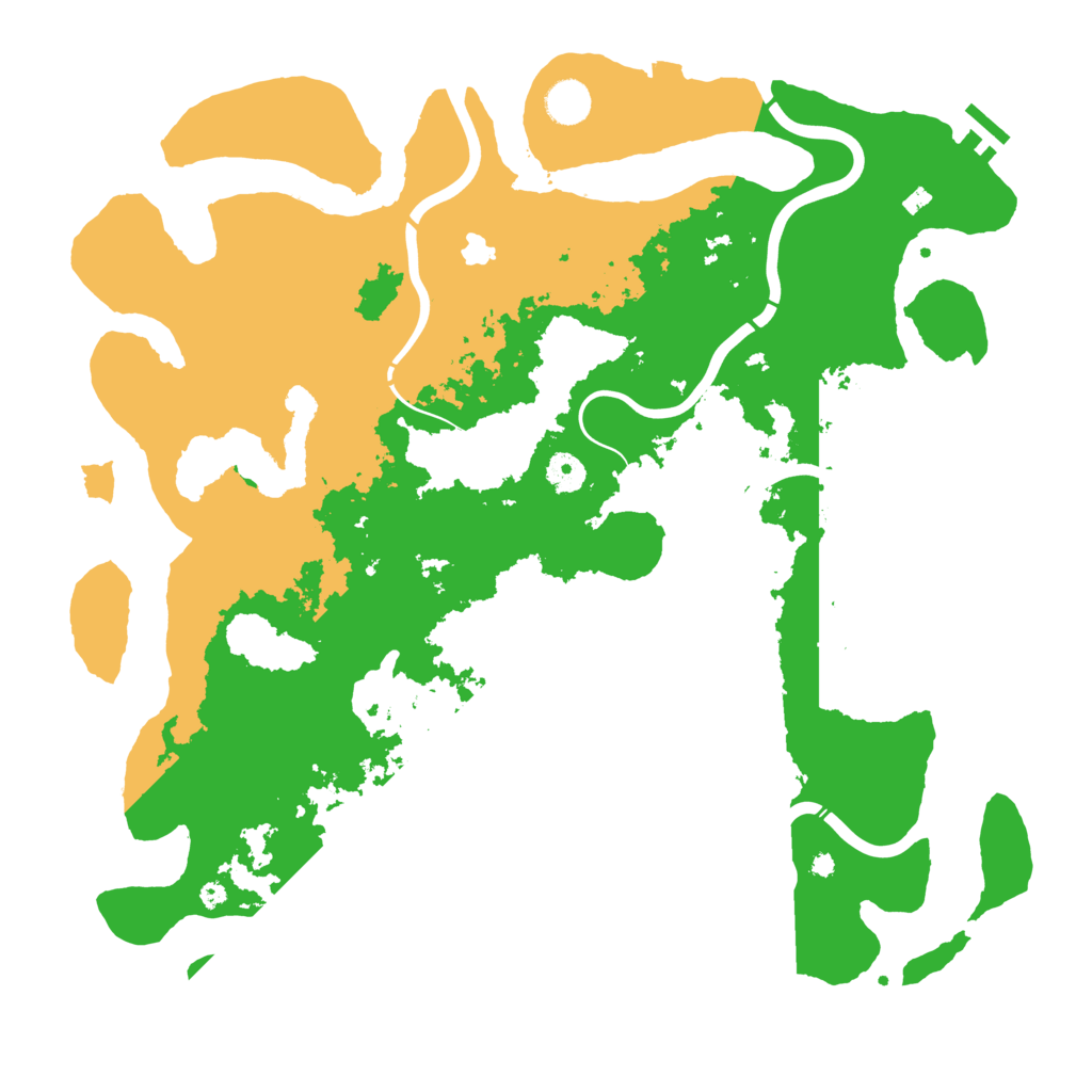 Biome Rust Map: Procedural Map, Size: 4250, Seed: 134905213
