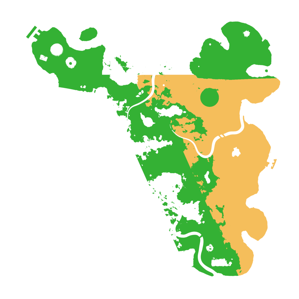 Biome Rust Map: Procedural Map, Size: 4250, Seed: 848007691