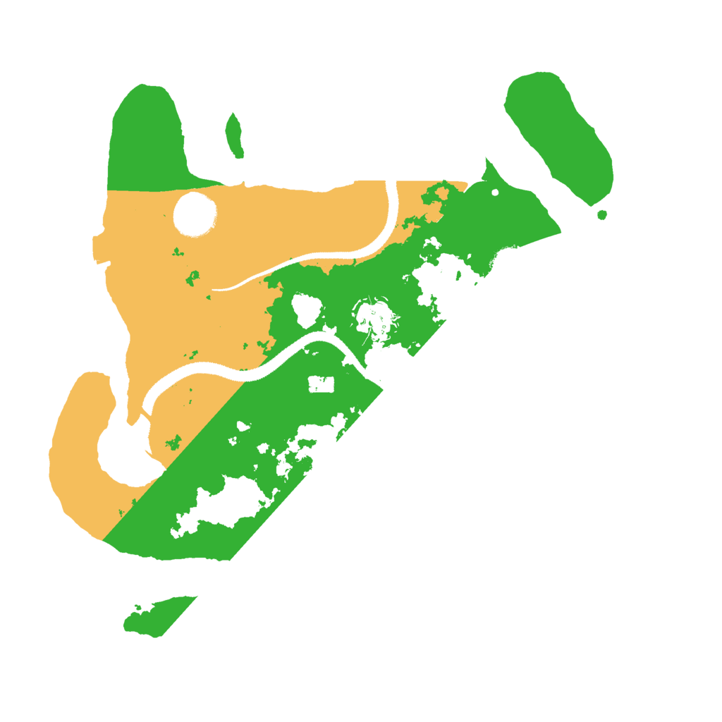 Biome Rust Map: Procedural Map, Size: 3000, Seed: 806038814