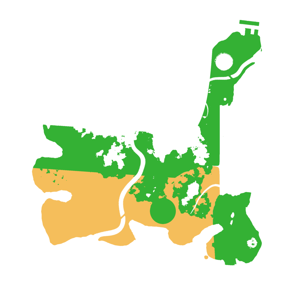 Biome Rust Map: Procedural Map, Size: 3000, Seed: 1203643780