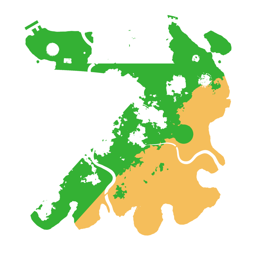 Biome Rust Map: Procedural Map, Size: 3500, Seed: 1445701827
