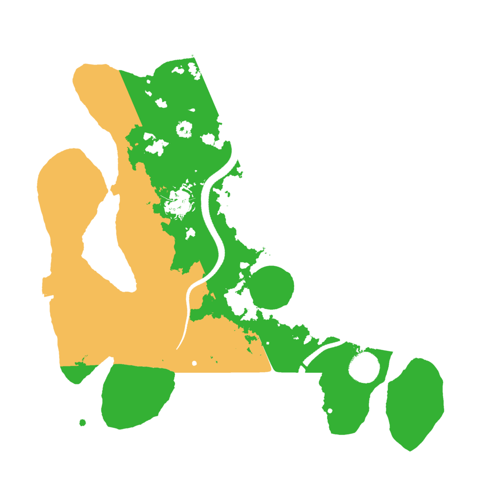 Biome Rust Map: Procedural Map, Size: 3000, Seed: 949615978