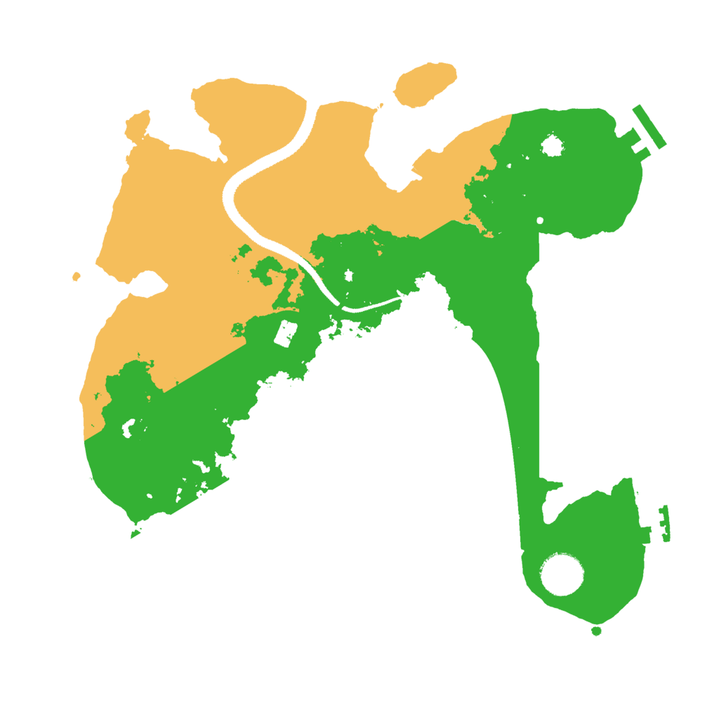 Biome Rust Map: Procedural Map, Size: 3000, Seed: 608291358