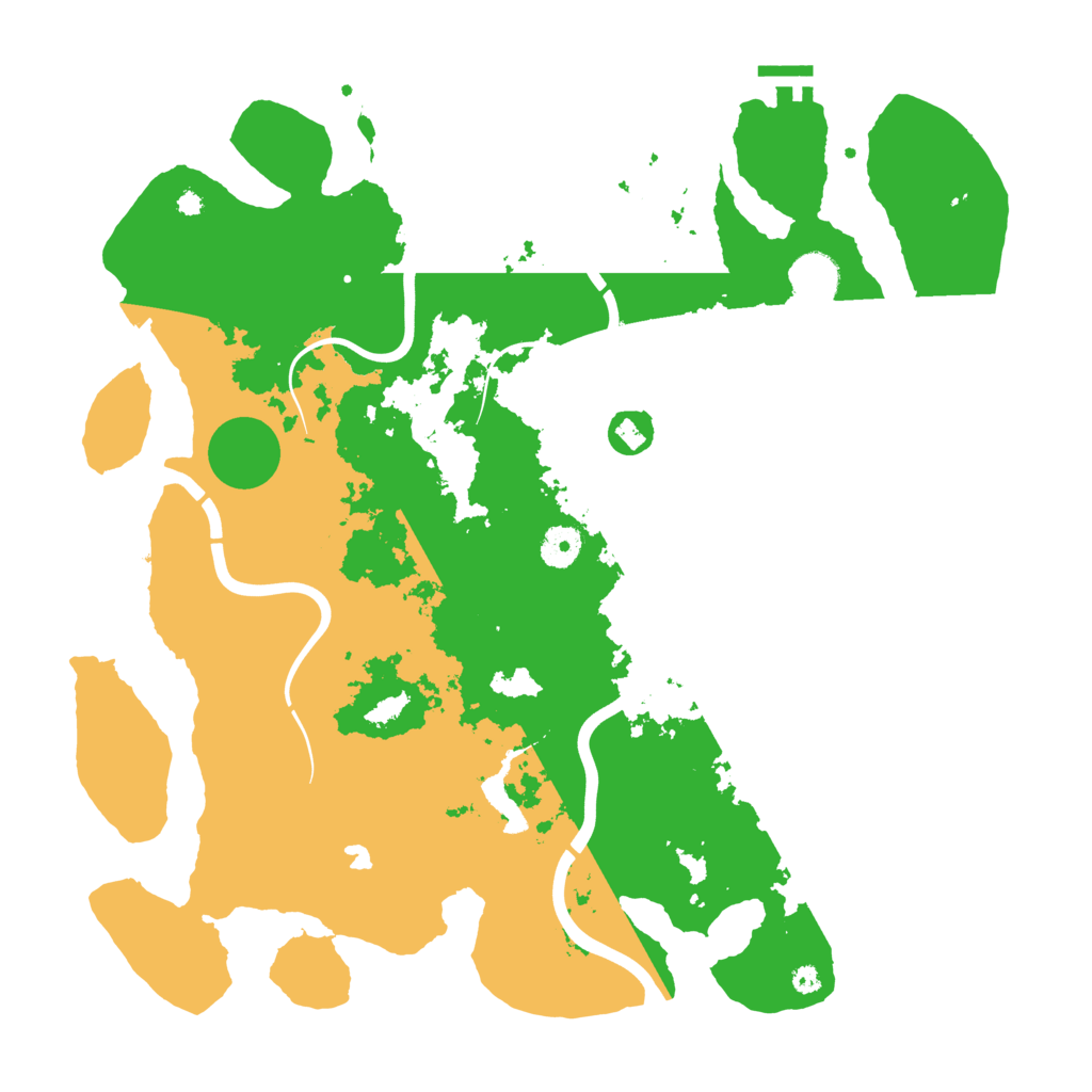 Biome Rust Map: Procedural Map, Size: 4000, Seed: 865664