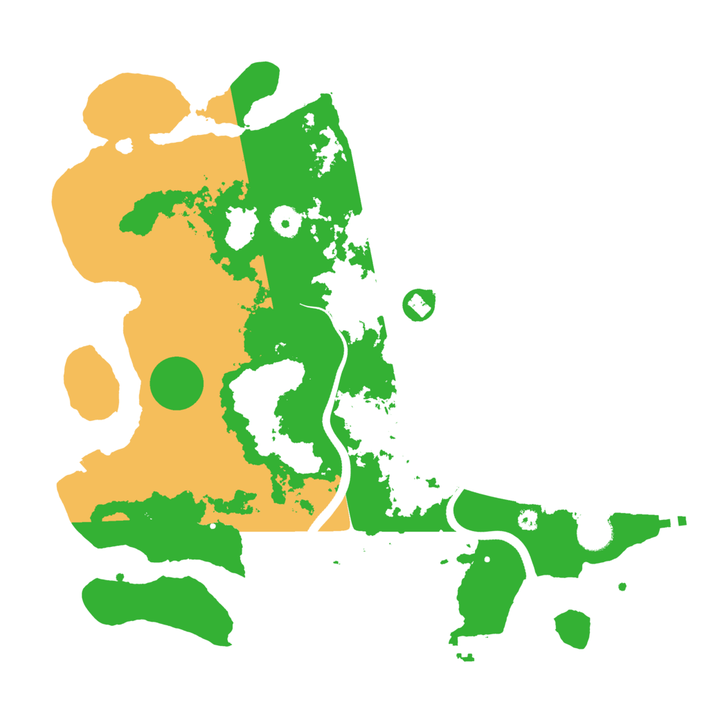 Biome Rust Map: Procedural Map, Size: 3500, Seed: 1468071517