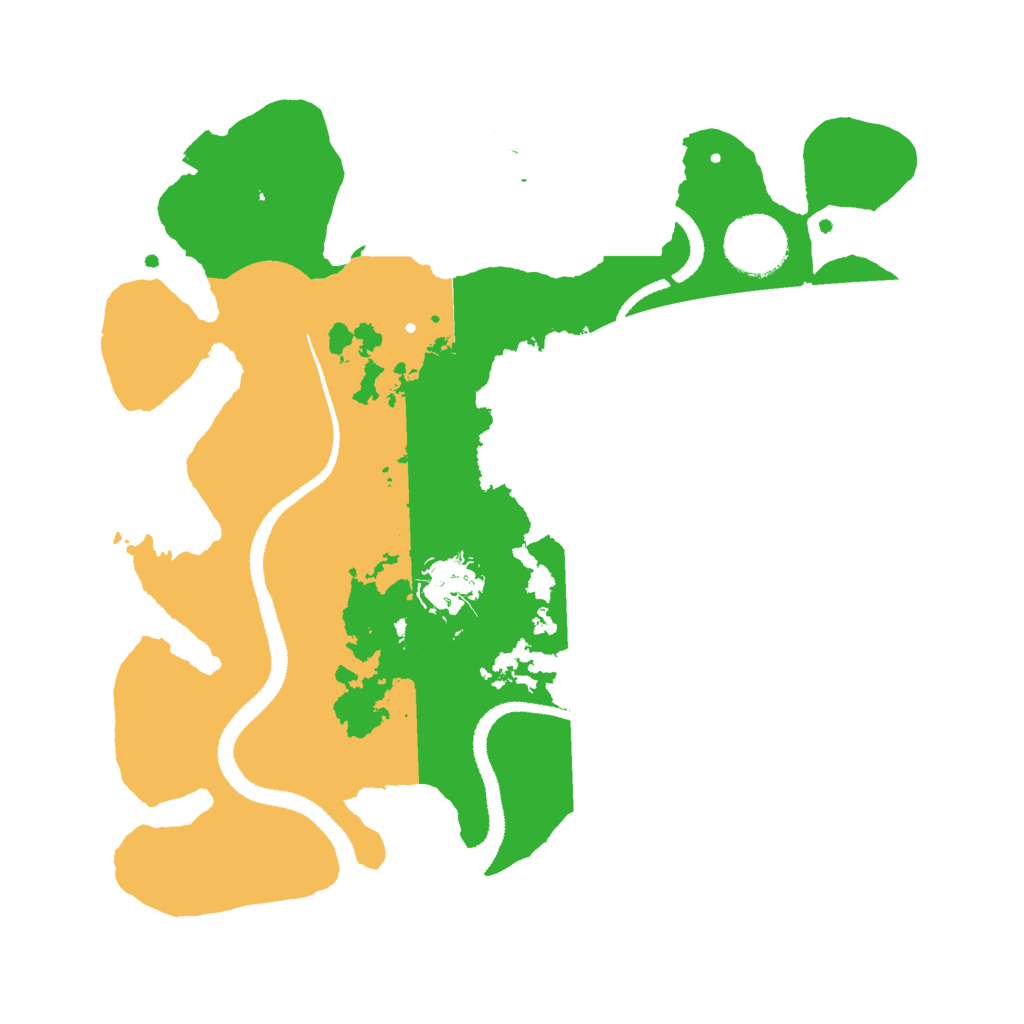 Biome Rust Map: Procedural Map, Size: 3000, Seed: 496048642