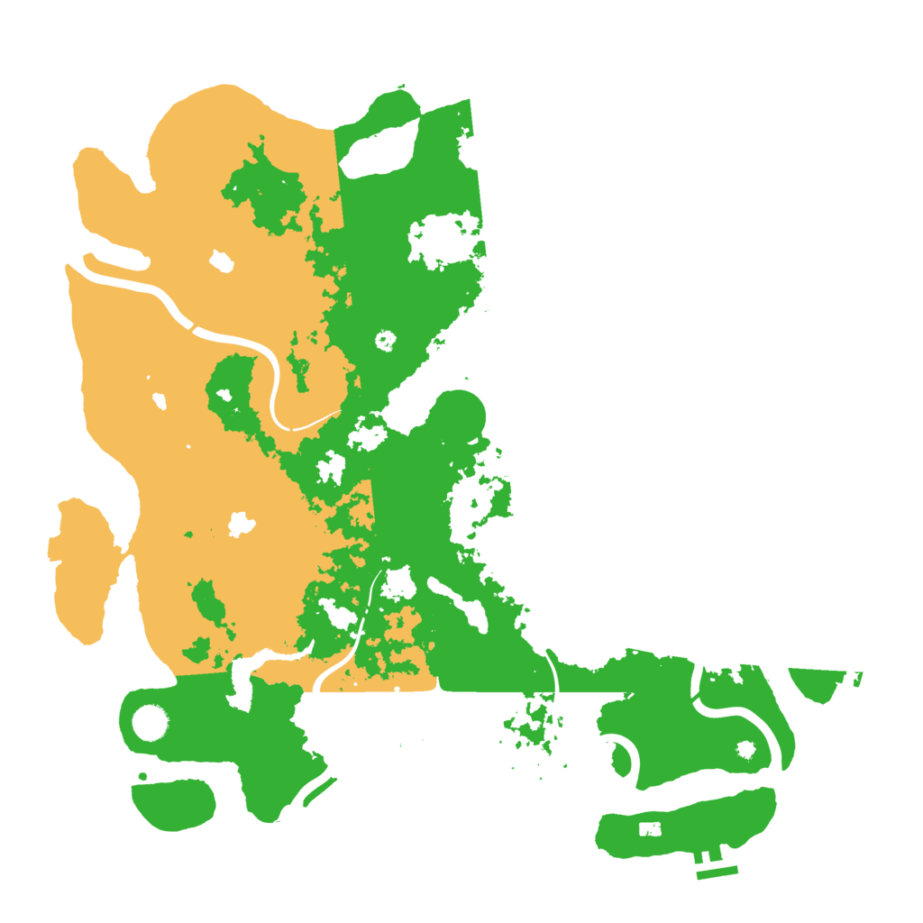 Biome Rust Map: Procedural Map, Size: 4500, Seed: 2137491557