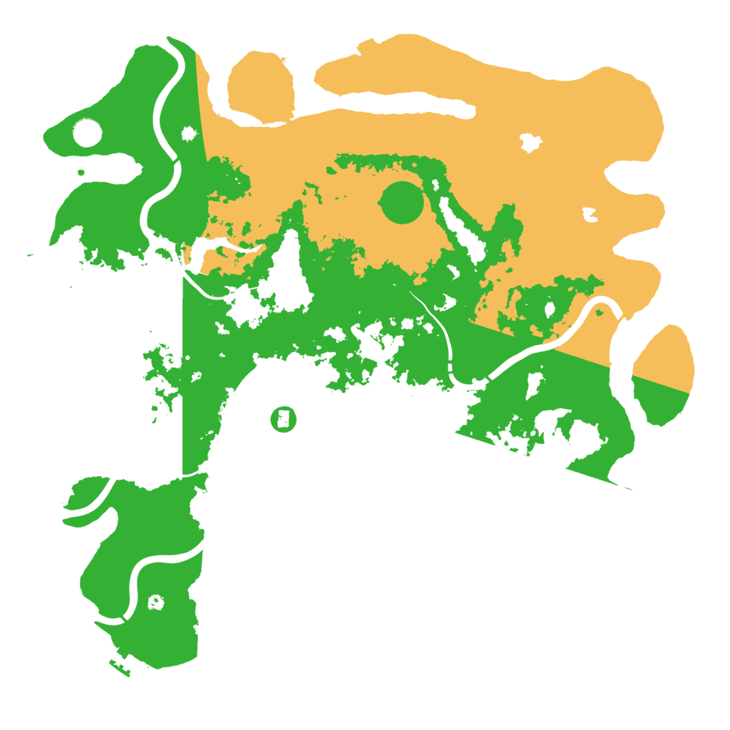 Biome Rust Map: Procedural Map, Size: 4500, Seed: 741126930